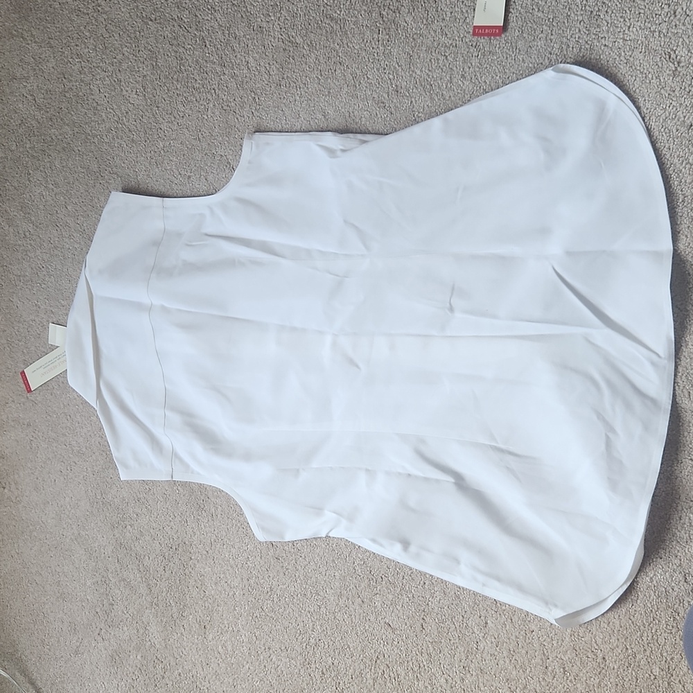 Sleeveless Talbots Button Down Shirt - Picture 4 of 4